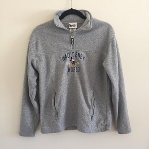 SOLD! Vintage Walt Disney World fleece quarter zip